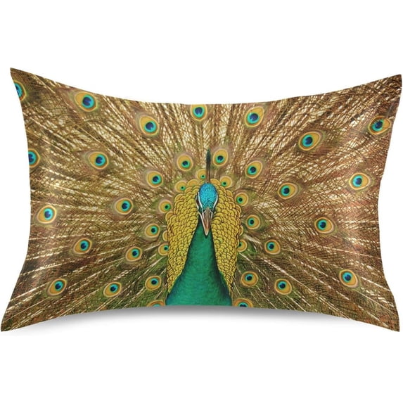 GZHJMY Beautiful Peacock Pillow Cases – Soft Breathable Pillowcase Covers – Machine Washable – Decoration Pillows for Sleeping - Standard Size 20''×26''