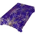 thumbnail image 1 of GZHJMY Beautiful Xmas Snowflake Outdoor Tablecloth 60x120In,Rectangle Table Cover Kitchen Dinner for Outdoor and Indoor Party Holiday Hotel BBQ-Christmas644 Home Decor, 1 of 7
