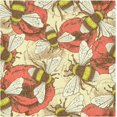thumbnail image 1 of GZHJMY Bee Bloom Cloth Dinner Napkins Everyday Use 20" × 20" Home Decor 6 Pack, 1 of 7