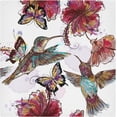 thumbnail image 1 of GZHJMY Bird Floral Cloth Napkin Hummingbird Hibiscus Butterfly Gorgeous Kitchen Dining Table Decor for Cocktail Gathering Holiday Party Wedding Everyday Use 1 Pack 20" × 20", 1 of 6