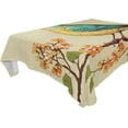 thumbnail image 1 of GZHJMY Bird Flowers Rectangle Tablecloth, Waterproof Stain Wrinkle Resistant Washable Polyester Table Cover for Picnic Dinner Holiday Kitchen Party Decor, 60 x 120 in Home Decor, 1 of 7
