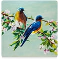 thumbnail image 1 of GZHJMY Birds On Flower Tree Printed Square Ceramic Coaster for Drinks with Cork Base for Coffee Cups, Place Mats for Home Decor, 6 Pcs, 1 of 4