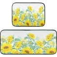 thumbnail image 1 of GZHJMY Blooming Sunflower -e Kitchen Rug,Set of 2 Decoration Non Skid Washable Soft Super Absorbent Anti Kitchen Floor Mats for Kitchen Office Laundry Room Bathroom (19"x27"+19"x47"), 1 of 7