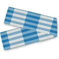 thumbnail image 1 of GZHJMY Blue Plaid Table Runner Machine Washable Polyester Table Runner Rectangle Reversible Dresser Scarves Table Decor 13 x 90 Inch, 1 of 7