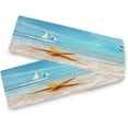 thumbnail image 1 of GZHJMY Blue Sea Ocean Beach Table Runner Machine Washable Polyester Table Runner Rectangle Reversible Dresser Scarves Table Decor 13 x 70 Inch, 1 of 7
