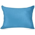 thumbnail image 1 of GZHJMY Blue Solid Color King Pillowcase Super Soft Cozy Plush Pillow Case with Zipper for Sofa Bed Couch, 20 x 40 Inch, 1 of 7