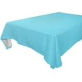thumbnail image 1 of GZHJMY Blue Solid Color Tablecloth, Rectangle Waterproof Washable Polyester Table Cover for Picnic Dinner Holiday Party Decor, 60 x 108 Inch, 1 of 7