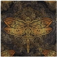 thumbnail image 1 of GZHJMY Boho Ethnic Mandala Dragonfly Exquisite Golden Cloth Napkins, Set of 6 20 x 20 Inch Soft & Comfortable Polyester Dinner Napkin for Family, Restaurant,Parties, 1 of 5