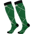 thumbnail image 1 of GZHJMY Buffalo Plaid Compression Socks, Women Men Long Stocking (20-30mmHg), Travel Knee High Stockings for Athletic Sports,Running,Cycling,Nursing, 1 of 7