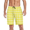 thumbnail image 1 of GZHJMY Buffalo Plaid Pajama Pants Short for Men, Lounge Pants Lightweight Men Pajama Bottoms with Drawstring Pockets, Christmas New Year Birthday Gifts, X-Large, 1 of 7