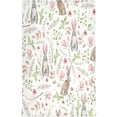 thumbnail image 1 of GZHJMY Bunny Rabbit Flower Kitchen Towels 18x28inch Ultra Soft Absorbent Quick Drying Kitchen Dish Towels Washable Cleaning Cloths Hand Towels Tea and Bar Towels, 1 Pack, 1 of 7