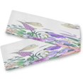 thumbnail image 1 of GZHJMY Butterfly Flowers Table Runner Machine Washable Polyester Table Runner Rectangle Reversible Dresser Scarves Table Decor 13 x 90 Inch, 1 of 7