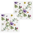 thumbnail image 1 of GZHJMY Butterfly Flowers1 Wash Cloths 2 Pack - 12 x 12 Inch Super Super Soft Washcloths for Your Face and Body - 100% Cotton Absorbent Baby Face Towel, 1 of 7
