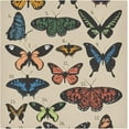 thumbnail image 1 of GZHJMY Butterfly Set Latin Print Cloth Napkin Kitchen Dining Table Collection Festive Holiday Seasonal Spring Summer Gift 6 Pack 20" × 20", 1 of 6