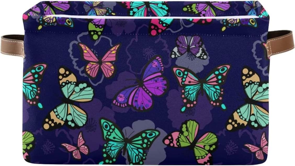 GZHJMY Butterfly Storage Basket, Collapsible Toy Storage Bins
