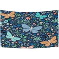thumbnail image 1 of GZHJMY Butterfly Tapestry Aesthetic Tapestry for Bedroom Living Room Classroom Dorm 90" x 60" Inches Gift Decor, 1 of 6