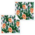 thumbnail image 1 of GZHJMY Cactus Flower Wash Cloths 6 Pack - 12 x 12 Inch Super Super Soft Washcloths for Your Face and Body - 100% Cotton Absorbent Baby Face Towel, 1 of 7