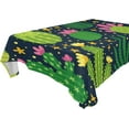 thumbnail image 1 of GZHJMY Cactus Tablecloth, Rectangle Waterproof Washable Polyester Table Cover for Picnic Dinner Holiday Party Decor, 60 x 108 Inch, 1 of 7