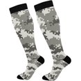 thumbnail image 1 of GZHJMY Camouflage Compression Socks, Women Men Long Stocking (20-30mmHg), Travel Knee High Stockings for Athletic Sports,Running,Cycling,Nursing, 1 of 7