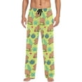 thumbnail image 1 of GZHJMY Capybara Cartoon Men's Pajama Pants, Loose Lightweight PJs Lounge Sleep Bottoms with Pockets Drawstring, Pajama Bottoms for Home and Rest, Large, 1 of 7