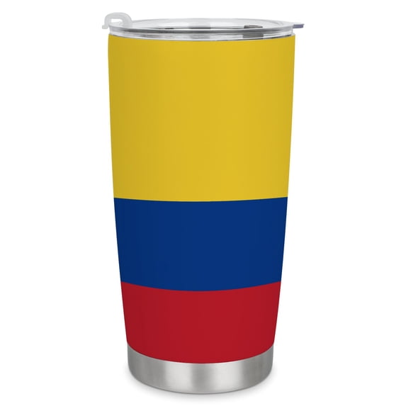 GZHJMY Car Cup Travel Mug, Flag of Armenia 304 Stainless Steel Coffee Cup, Insulated Heated Thermos Mug with Lid, 6.5×3.6×2.8 Inch
