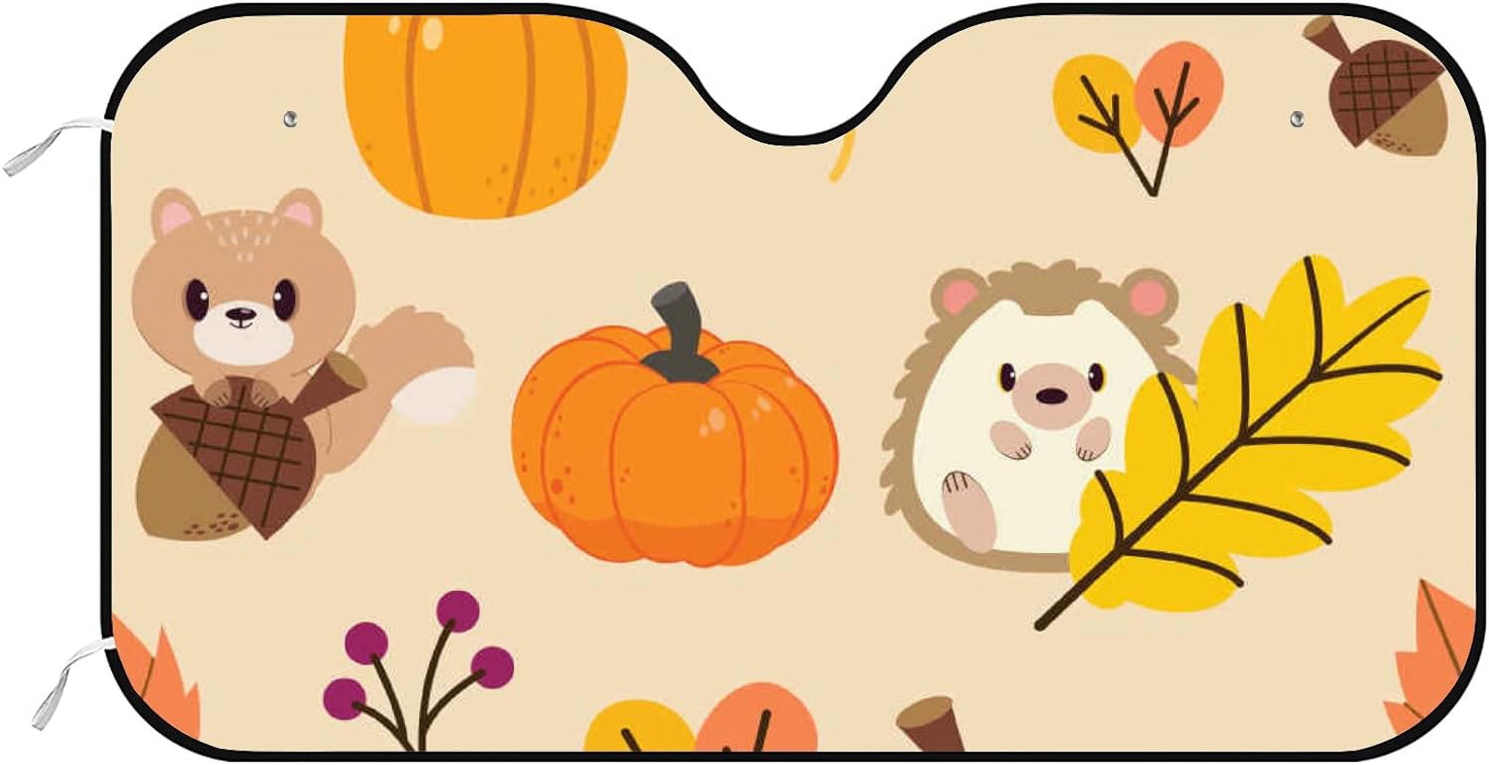 GZHJMY Car Front Windshield Sunshade UV Heat Protection, Foldable Auto