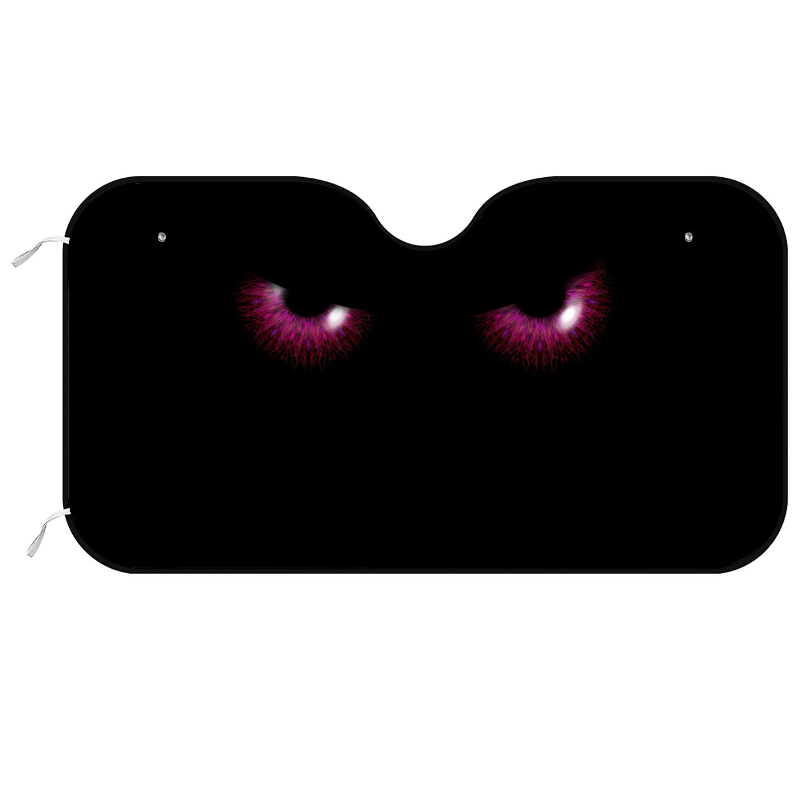 GZHJMY Car Windshield Sun Shade Blocks Max UV Rays, Angry Red Eyes Car