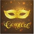thumbnail image 1 of GZHJMY Carnival Gold Glitter Cloth Napkins, Set of 6 20 x 20 Inch Soft & Comfortable Polyester Dinner Napkins for Family, House, Restaurant, Weddings, Parties, 1 of 5