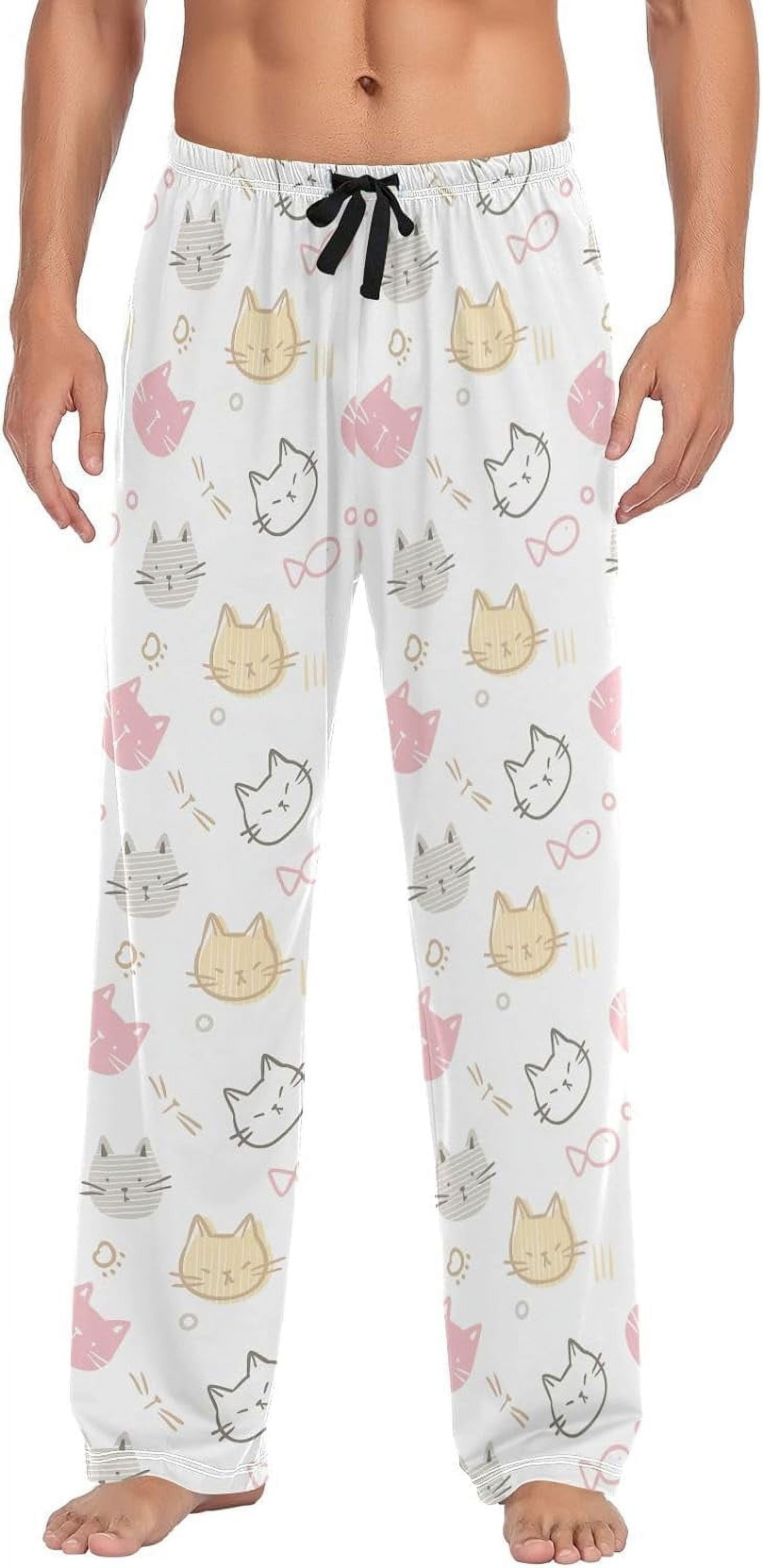 Mens cat pajamas hotsell