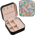 thumbnail image 1 of GZHJMY Cartoon Cat Travel Jewelry Box, PU Leather Small Jewelry Organizer Boxes for Women Girls, Mini Portable Jewerly Storage Display Holder for Earrings, Ring, Necklaces, Bracelets（68）, 1 of 7