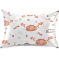thumbnail image 1 of GZHJMY Cartoon Crab Satin Pillowcase for Hair and Skin, Soft and Cozy Cooling Smooth Pillow Cover with Envelop Closure, Queen Size 20x30in Home Decor, 1 of 7