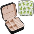 thumbnail image 1 of GZHJMY Cartoon Cute Frogs Small Jewelry Box, Travel Portable Square Jewelry Case for Ring, Pendant, Earring, Necklace Organizer Storage Holder Boxes, 1 of 7