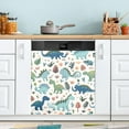 thumbnail image 1 of GZHJMY Cartoon Dinosaur Dishwasher Magnet Cover Dishwasher Front Door Cover Magnet Sticker, Trimmable Refrigerator Dishwasher Magnetic Decals Kitchen Appliance 20 x 26 Inches Home Decor, 1 of 6