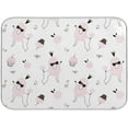 thumbnail image 1 of GZHJMY Cartoon Princess Poodle Dogs Cake Pattern 16 x 18 Inches Absorbent Dish Drying Mat Microfiber Kitchen Countertop Table Protector Multi-Purpose Counter Rack Sink Drainer Pad, 1 of 6