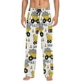 thumbnail image 1 of GZHJMY Cartoon Tractor Pajama Pants for Men, Lounge Pants Lightweight Men Pajama Bottoms with Drawstring Pockets, Christmas New Year Birthday Gifts, Large, 1 of 6