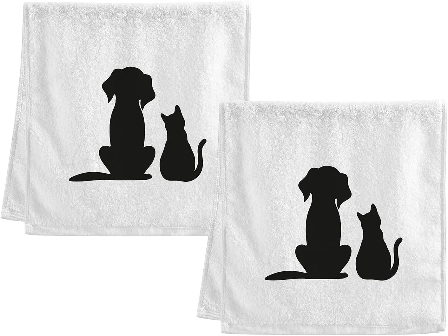 Cat print bath towels sale
