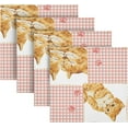 thumbnail image 1 of GZHJMY Cat Plaid Cloth Napkins Set of 4, Reusable Washable Oversized Table Napkins for Family Wedding Dinner Party Home Decor, 20 Inch Decorative Washcloths, 1 of 7