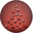 thumbnail image 1 of GZHJMY Christmas Balls Round Placemats Set of 4, Non-Slip PVC Table Mats Washable Heat Resistant Place Mats for Kitchen Dining Table Christmas Home Decor, 15.4 Inch Table Mat, 1 of 7