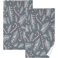 thumbnail image 1 of GZHJMY Christmas Branches Cotton Hand Towel Set of 2, Highly Absorbent Soft Fingertip Towels for Bathroom Kitchen Hotel Gym Spa, 16 x 28 Inch Washcloths, 1 of 7
