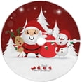 thumbnail image 1 of GZHJMY Christmas Christmas Tree Skirt Home Decoration Large Round Christmas Tree Skirt for Holiday Party Home Christmas Day Ornaments, 47.2", 1 of 6