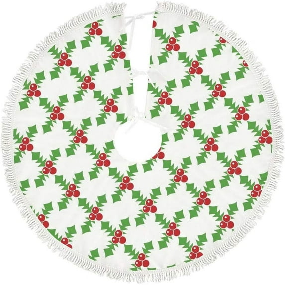 GZHJMY Christmas Festive Decoration Christmas Tree Skirt 30" for Indoor Outdoor Holiday Party Office Store Cupboard Decoration