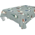 thumbnail image 1 of GZHJMY Christmas Gnome Rectangle Tablecloth, Waterproof Stain Wrinkle Resistant Washable Polyester Table Cover for Picnic Dinner Holiday Kitchen Party Decor, 54 x 72 in Home Decor, 1 of 7