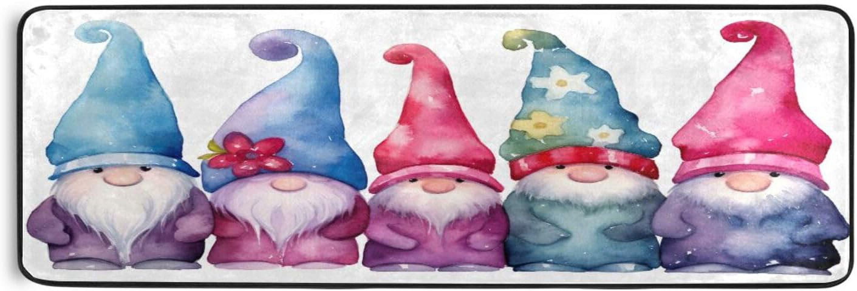 Gnome Stair Christmas Round Carpet NCU0XD1431 main image 1