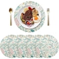 thumbnail image 1 of GZHJMY Christmas Plants Placemats 6Pcs,Holidays PVC Weave Place Mats Table Mats Non-Slip Easy to Clean for Home Kitchen BBQ Party Table Decor,15.4", 1 of 6