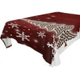 thumbnail image 1 of GZHJMY Christmas Rectangle Tablecloth 60"(W) x 120"(L), Christmas Modern Table Linen Cloth Cover for Kitchen Dining Room Party Home Decor, 1 of 5