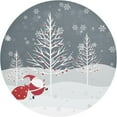 thumbnail image 1 of GZHJMY Christmas Santa Claus Round Placemats Non-Slip Washable Polyester Table Mats Set of 4 Heat Resistant Placemats for Kitchen Dining Table Decoration, 1 of 7