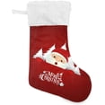 thumbnail image 1 of GZHJMY Christmas Santa Claus Christmas Stockings 1PCS, Large Xmas Stockings Gift Decorations and Party Supplies,Used for Fireplace Decoration Socks Christmas Tree Decoration, 1 of 7