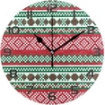 thumbnail image 1 of GZHJMY Christmas Snowflake Wall Clock, Silent Non Ticking Battery Operated Creative Decorative Round Clock for Kitchen, Living Room, Bathroom, Home School Office Decor, 10 Inch, 1 of 7