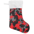 thumbnail image 1 of GZHJMY Christmas Stocking, Personalized Camoouflage Large Candy Stocking, 1 PCS Hanging Gift Xmas Stocking Decoration for Family Holiday Party Ornaments Decor Fireplace, 1 of 7