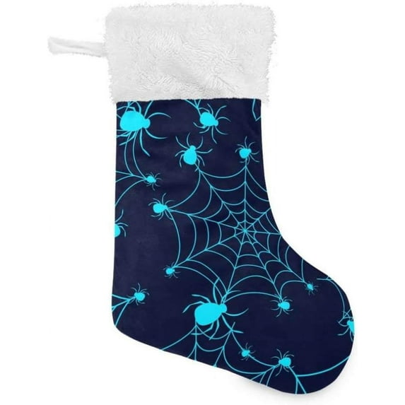 GZHJMY Christmas Stocking, Personalized Halloween Large Candy Stocking, 1 PCS Hanging Gift Xmas Stocking Decoration for Family Holiday Party Ornaments Decor Fireplace